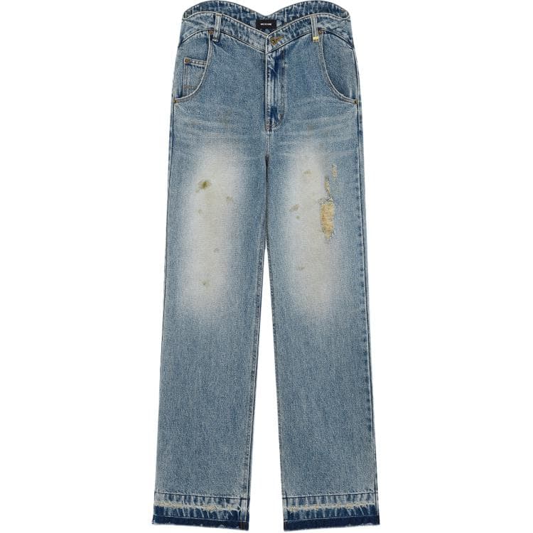 Джинсы WE11DONE FW24 Джинсы Женские Blue - изображение 1