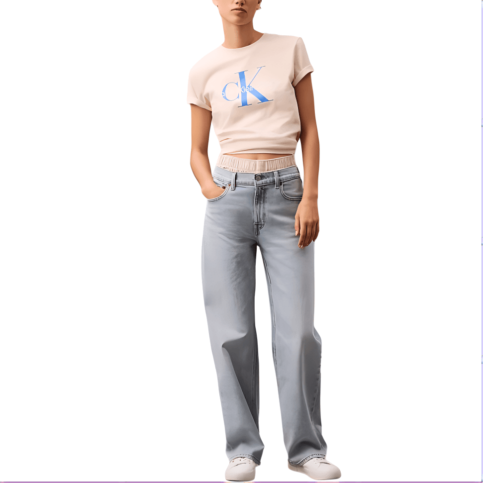 Джинсы Calvin Klein Джинсы Женские Светло-Синий - изображение 1
