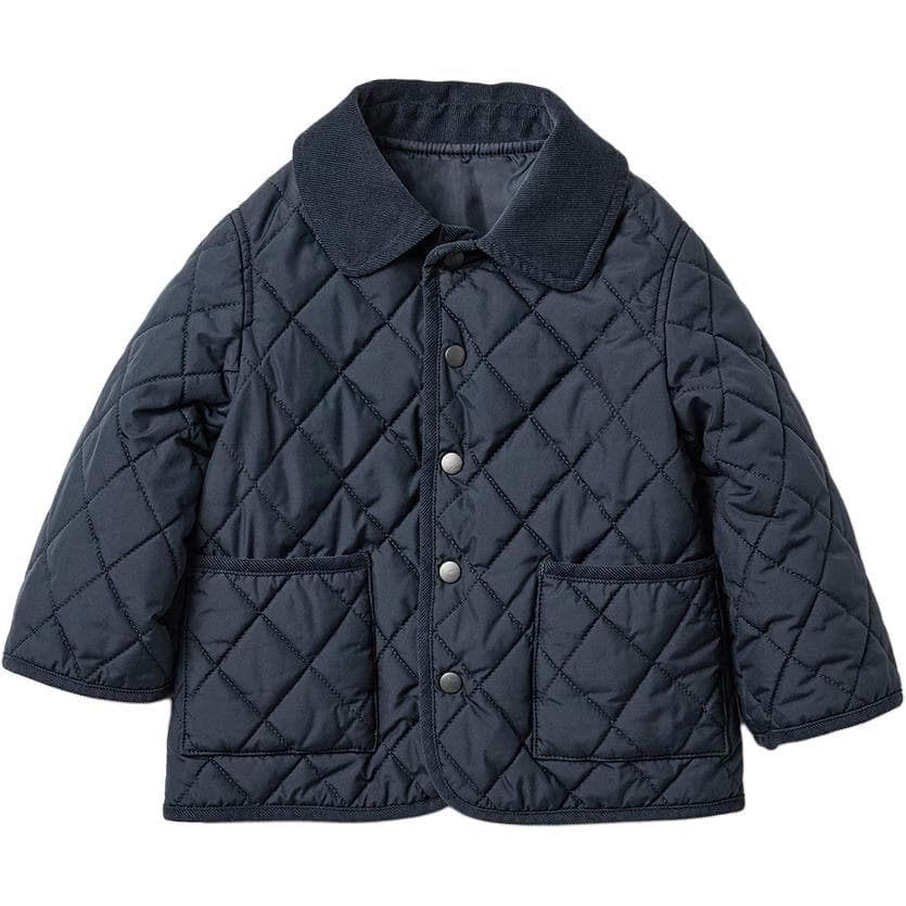 UNIQLO Хлопковый пуховик для младенцев и малышей - изображение 1