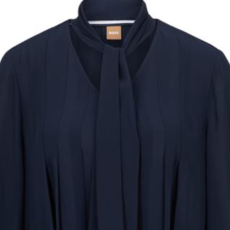Блузка HUGO BOSS Рубашка Женская Темно-Синяя - изображение 2