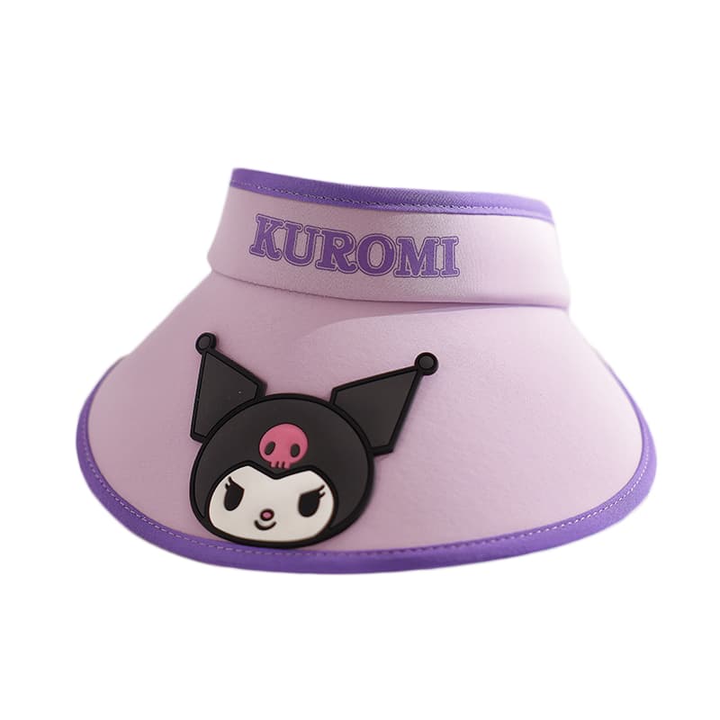 Sanrio Куроми милая большая солнцезащитная шляпа с UV-защитой, универсальная и модная, для путешествий, 100% полиамид, детская - изображение 1
