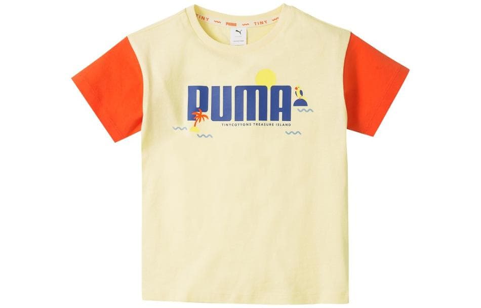 Футболка Puma x Tiny Colorblock Tee SS22 LogoT - изображение 1