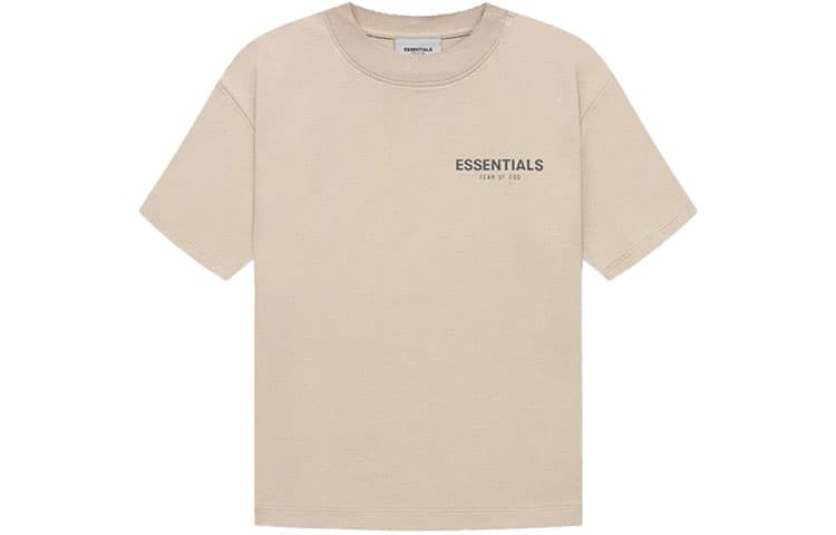 Футболка Fear of God Essentials FW21 KIDS SS TEE StringTan LogoT - изображение 1