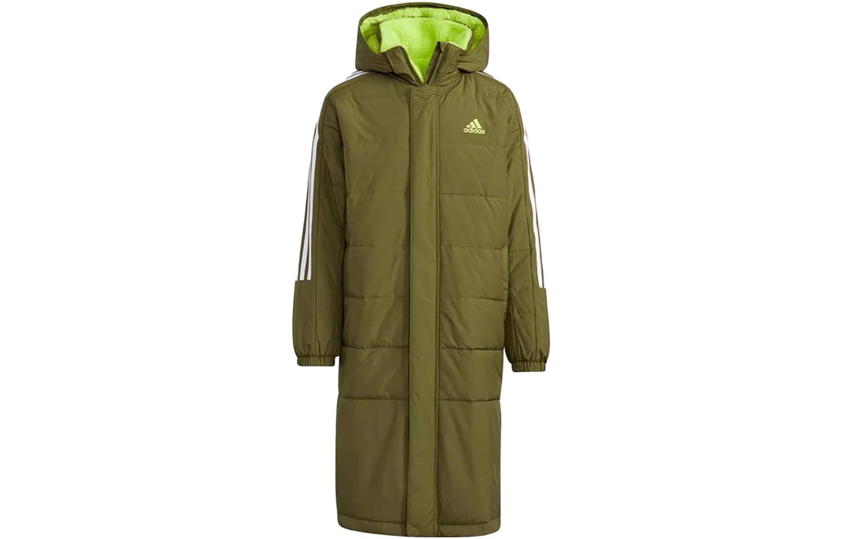 Adidas Хлопковый пуховик Оливковый Детский - изображение 1