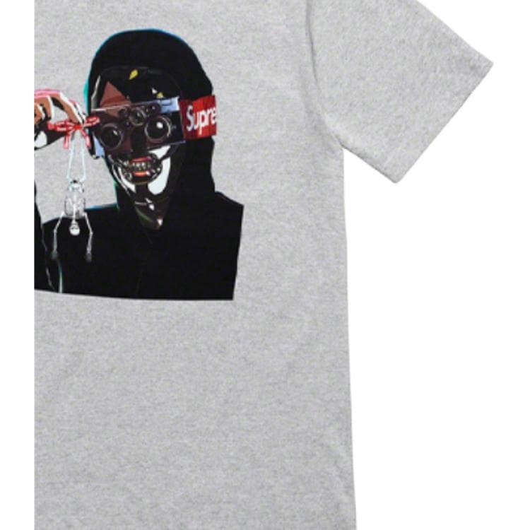 Футболка Supreme SS19 Creeper Tee Heather Grey T - изображение 2