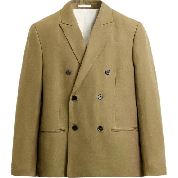 Пиджак ZARA Оливково-зеленый Мужской Деловые костюмы - изображение 1