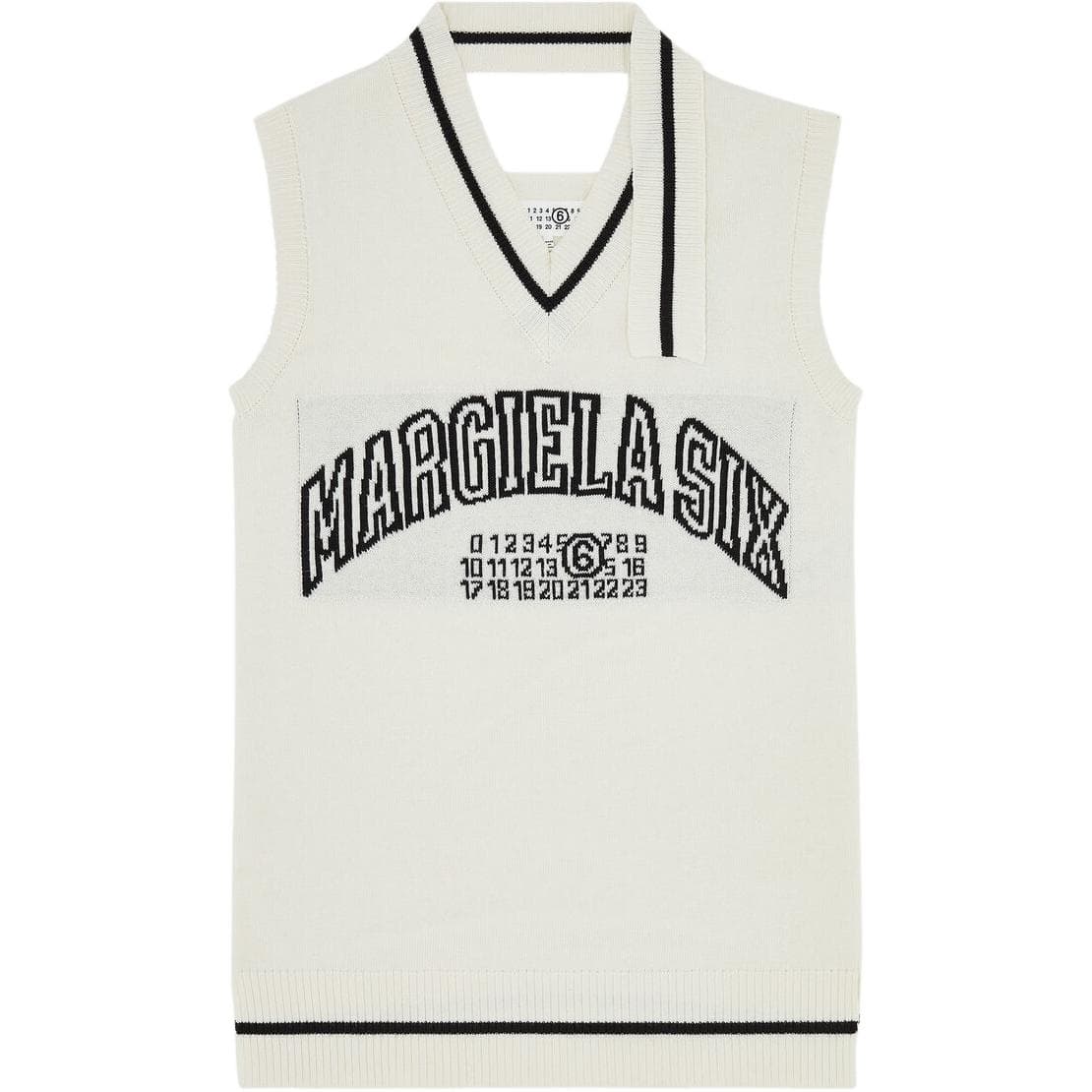 MM6 Maison Margiela SS25 Платье без рукавов Женское Белое - изображение 1