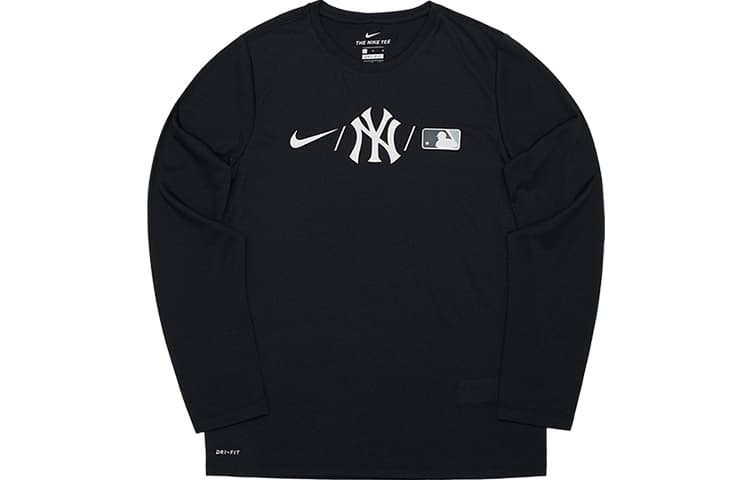 Кофта Nike x MLB Yankees Kids Sweatshirt Black - изображение 1