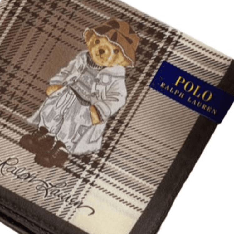 Платок Polo Ralph Lauren Хлопковое волокно Платки Унисекс Коричневый - изображение 2