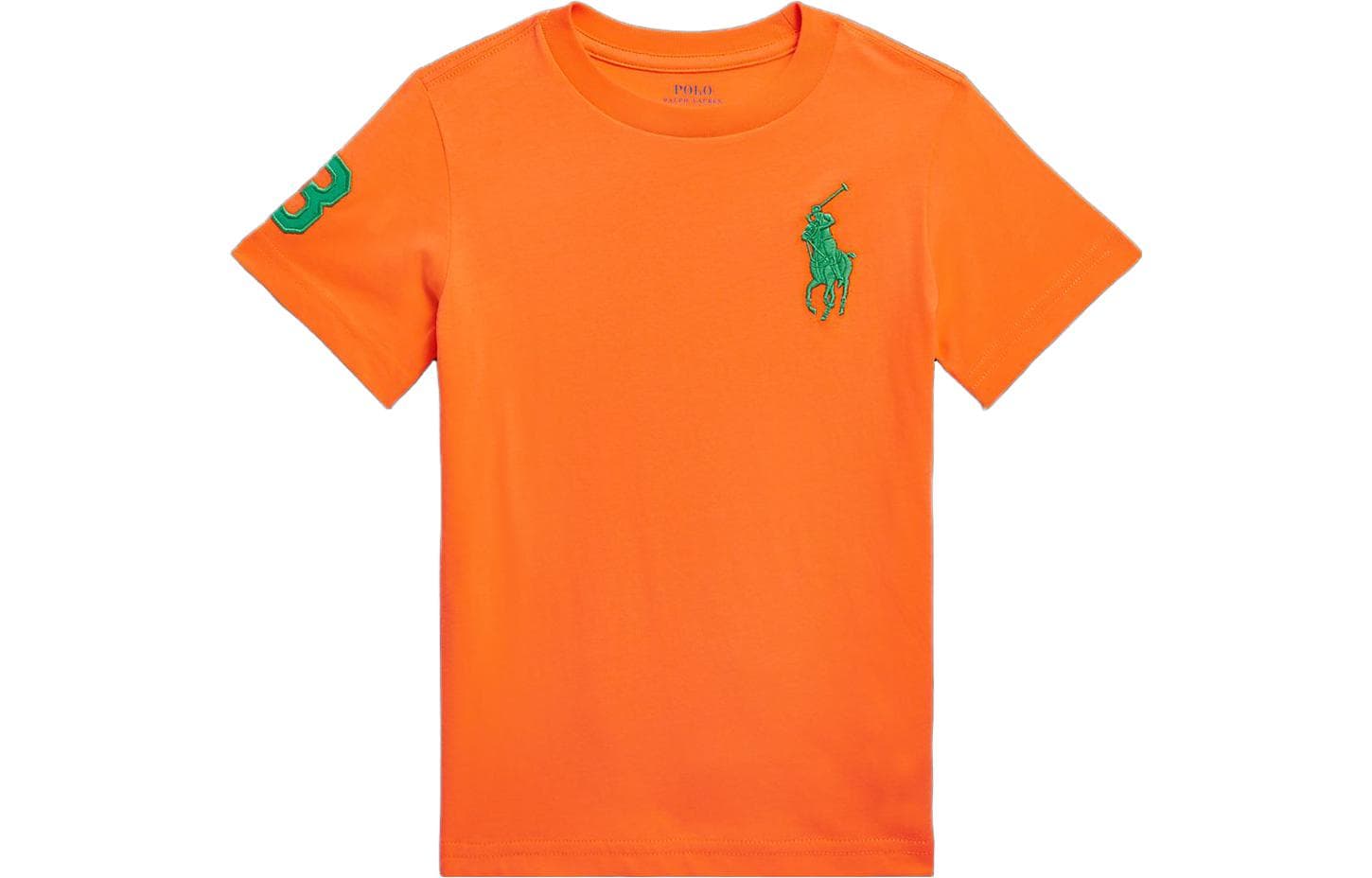 Футболка Polo Ralph Lauren T-рубашка оранжевая детская - изображение 1
