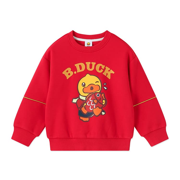 B.Duck Толстовка Утолщенный и с флисовой подкладкой Свободный крой Удобный Термический Стильный - изображение 3