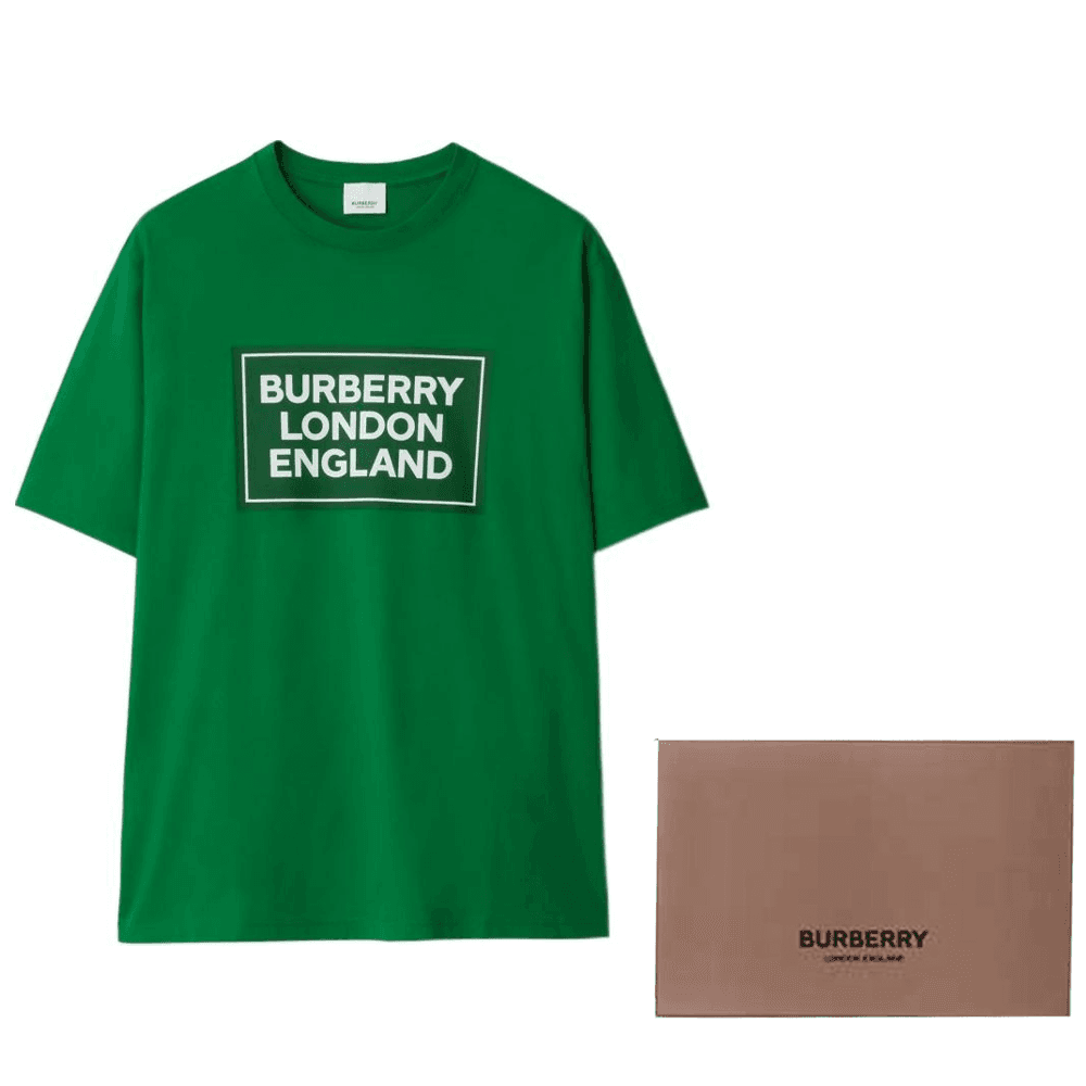 Футболка Burberry SS24 T Рубашка Мужская Зеленая - изображение 6