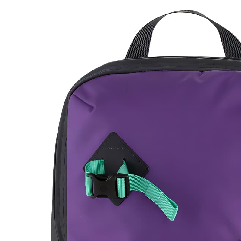 Рюкзак Fjallraven 17L Outdoor Рюкзак Сумка Нейлон Фиолетовый и Угольный Черный Унисекс - изображение 3