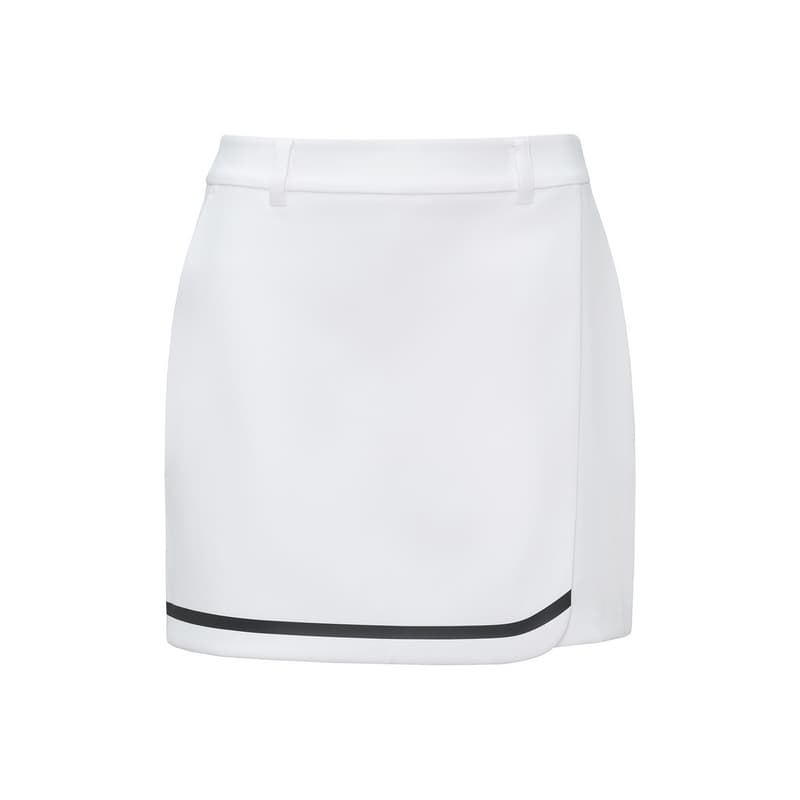 Юбка LI NING 1990 Golf Collection Повседневные мини юбки Женские Стандартный белый - изображение 1