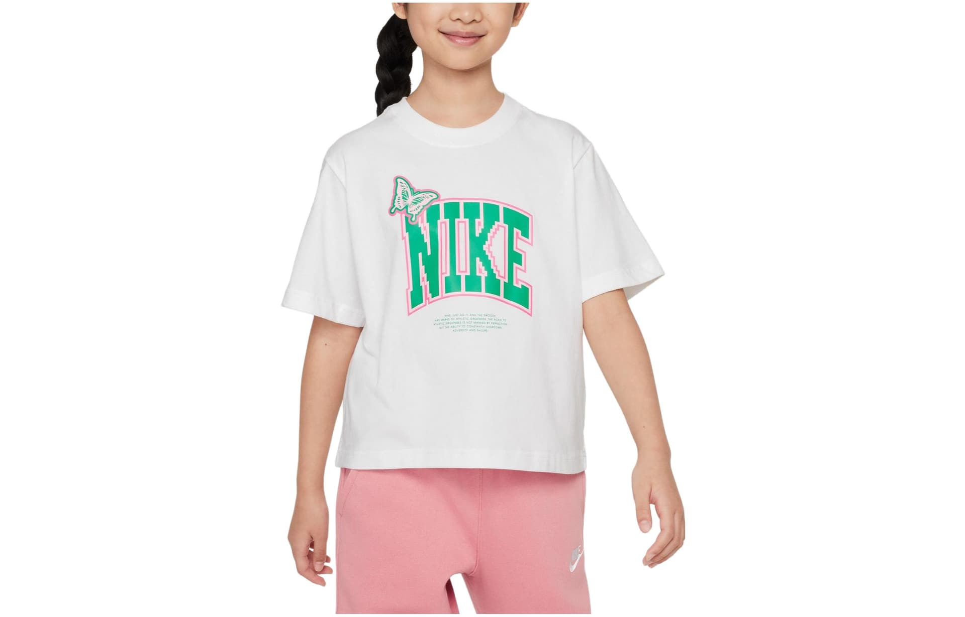 Футболка NIKE Белые Детские Футболки - изображение 1