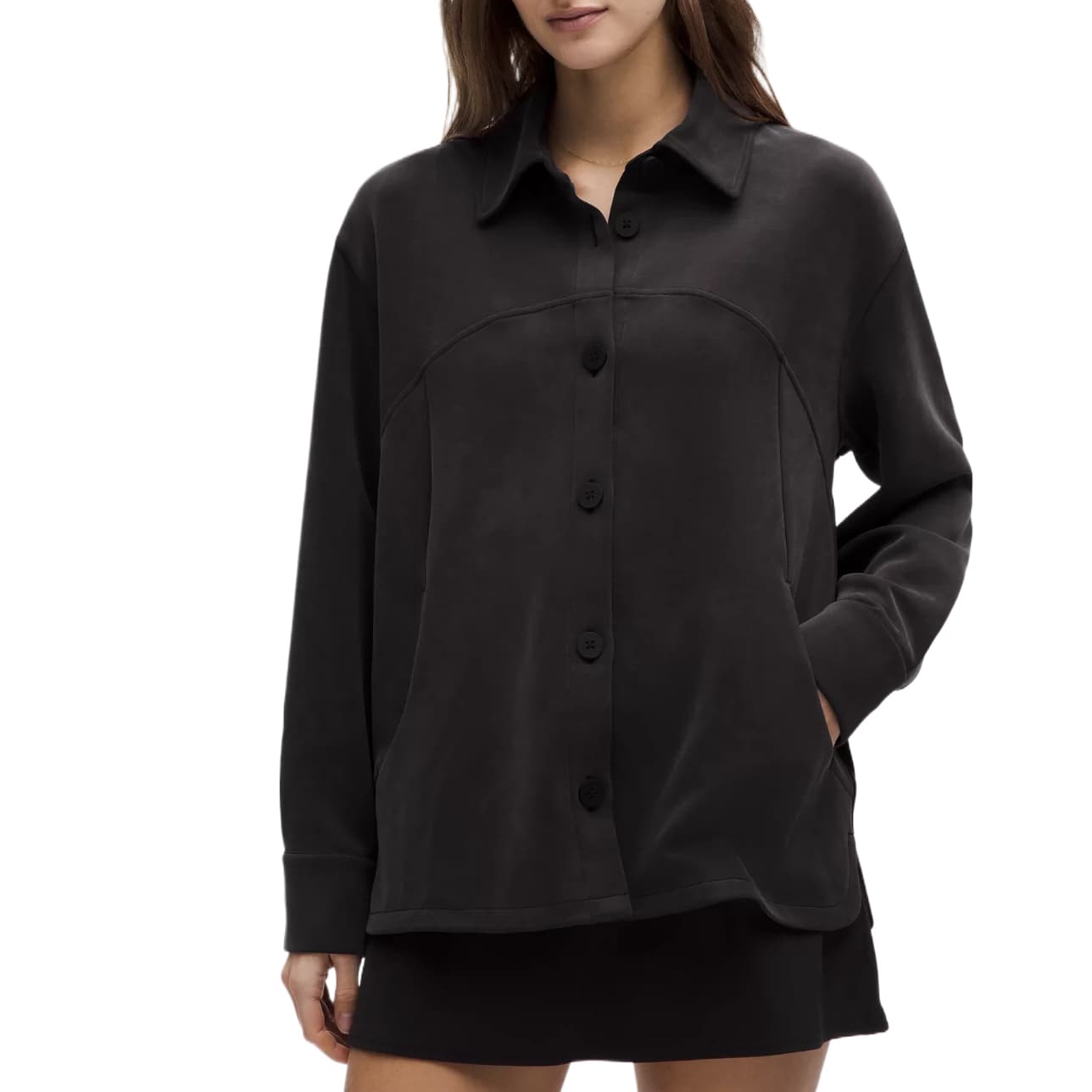 Блузка Lululemon Softstreme Overshirt Рубашка Женская - изображение 1