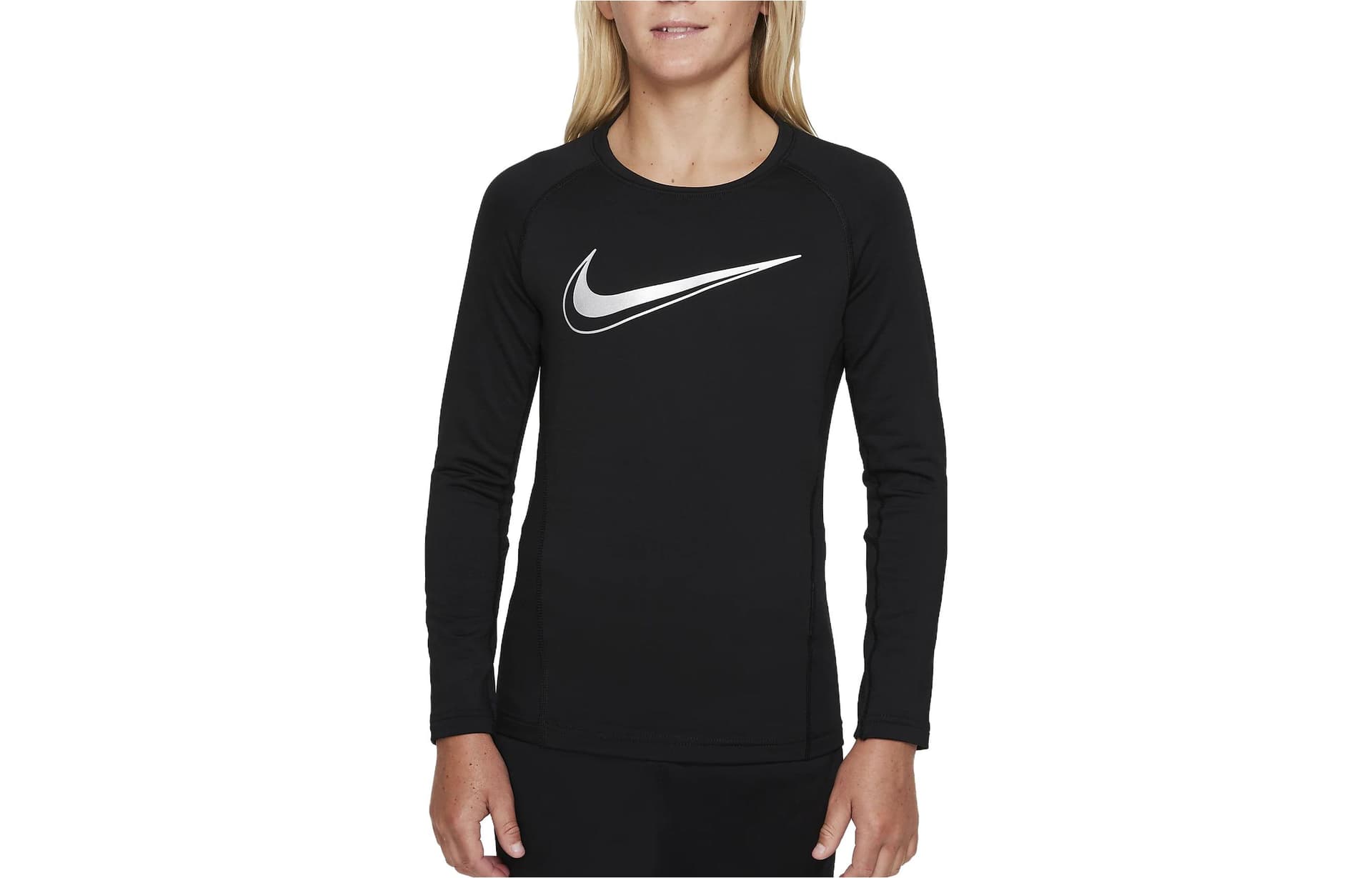 Футболка NIKE Черные Kids T-рубашки - изображение 1
