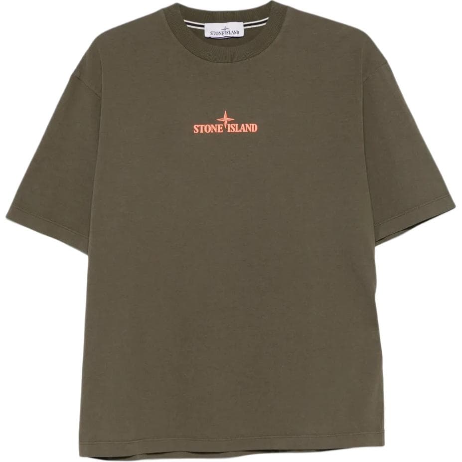 Футболка STONE ISLAND SS25 T Рубашка Мужская Лесной Зеленый - изображение 1