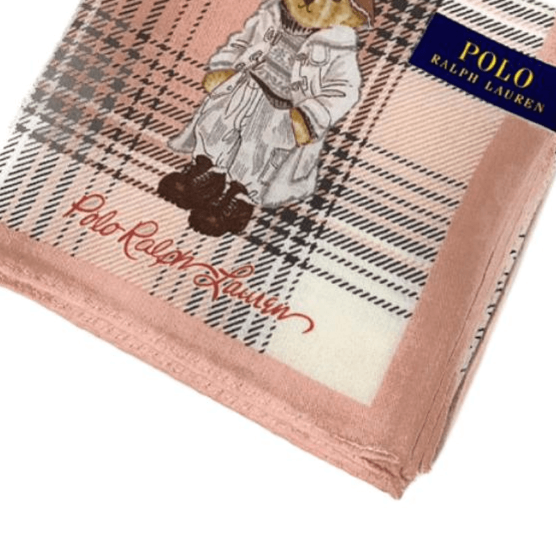 Платок Polo Ralph Lauren Хлопковые шарфы унисекс нежно-розовые - изображение 2