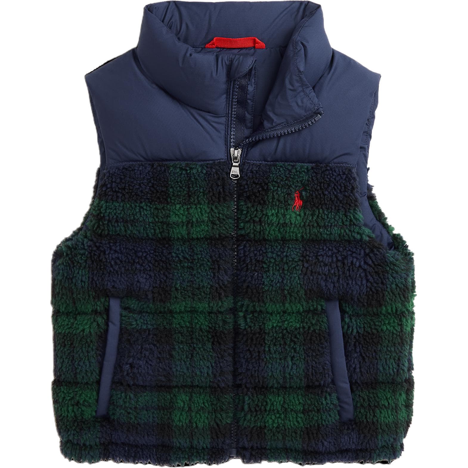Пуховый жилет Polo Ralph Lauren FW24 темно-синий детский - изображение 1