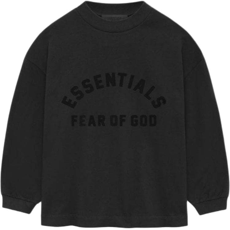 Футболка Fear of God Essentials SS24 KIDS ESSENTIALS LS TEE BLACK T Black - изображение 1
