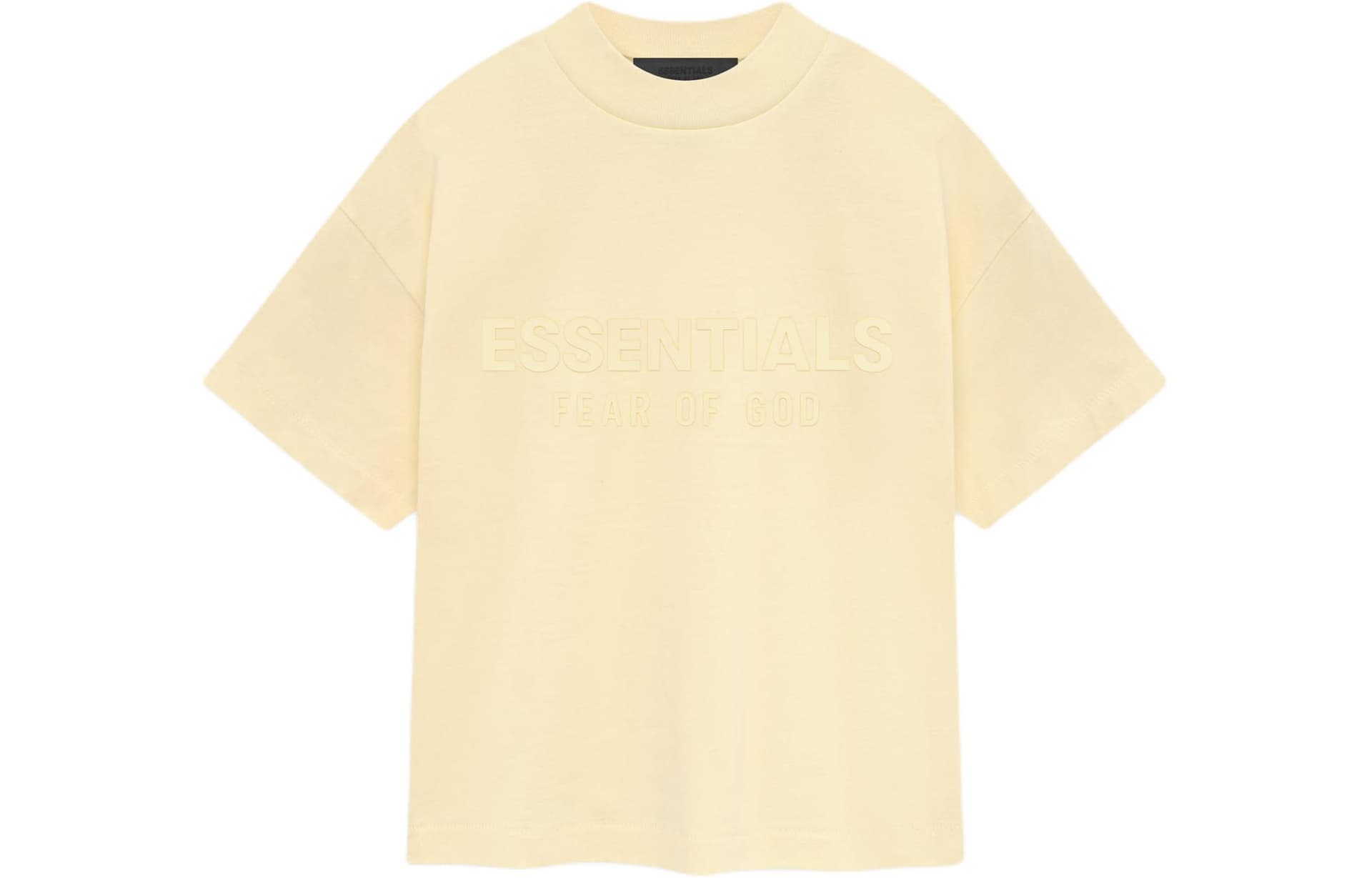 Футболка Fear of God Essentials SS24 Kids SS Tee logoT Garden Yellow - изображение 1