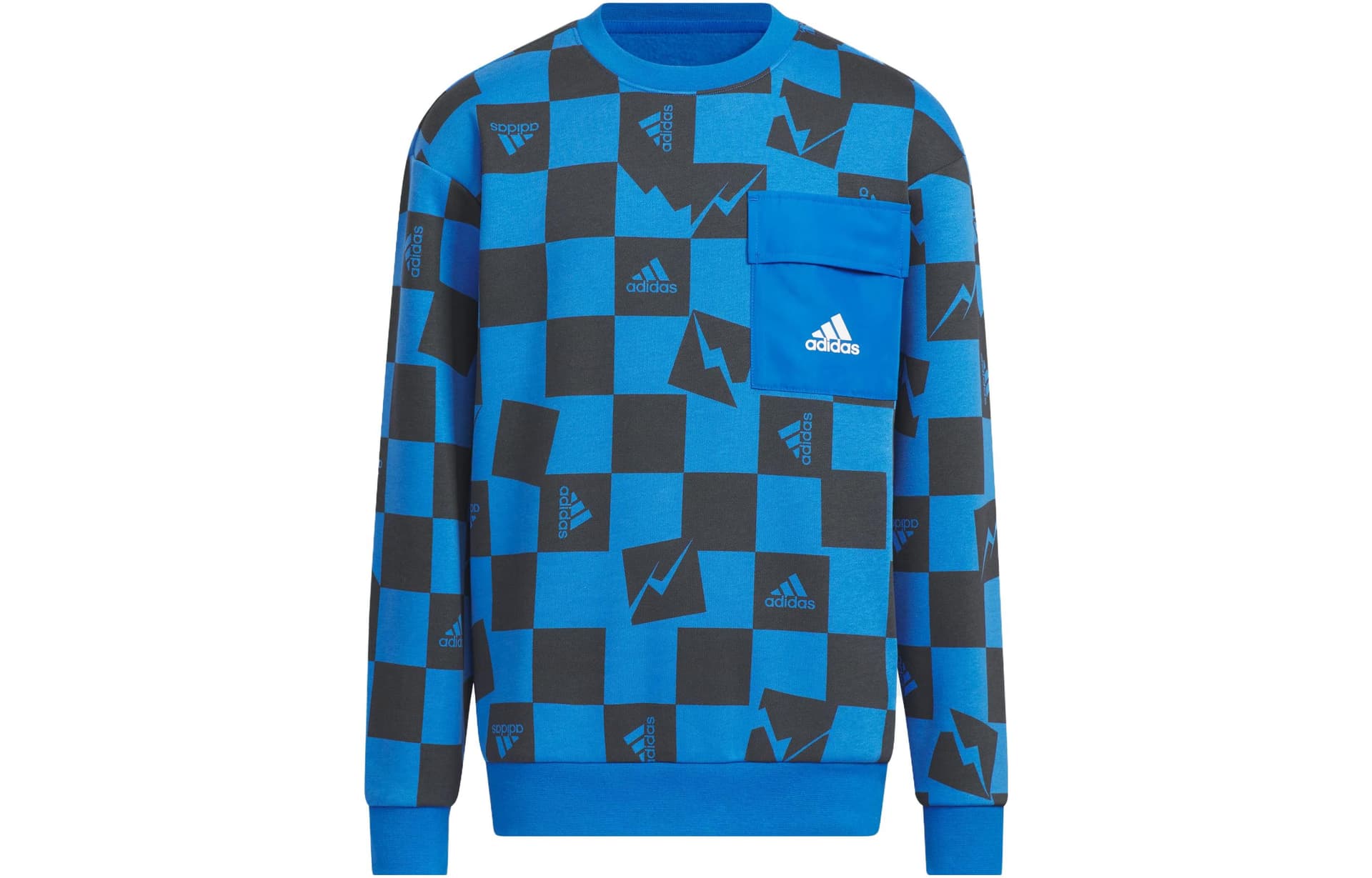Кофта adidas Knit Warm Crew Sweatshirt Logo - изображение 1