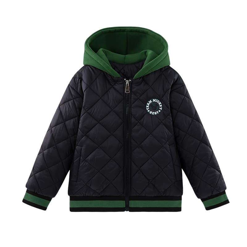 Disney Хлопковый пуховик Черный Детский - изображение 1