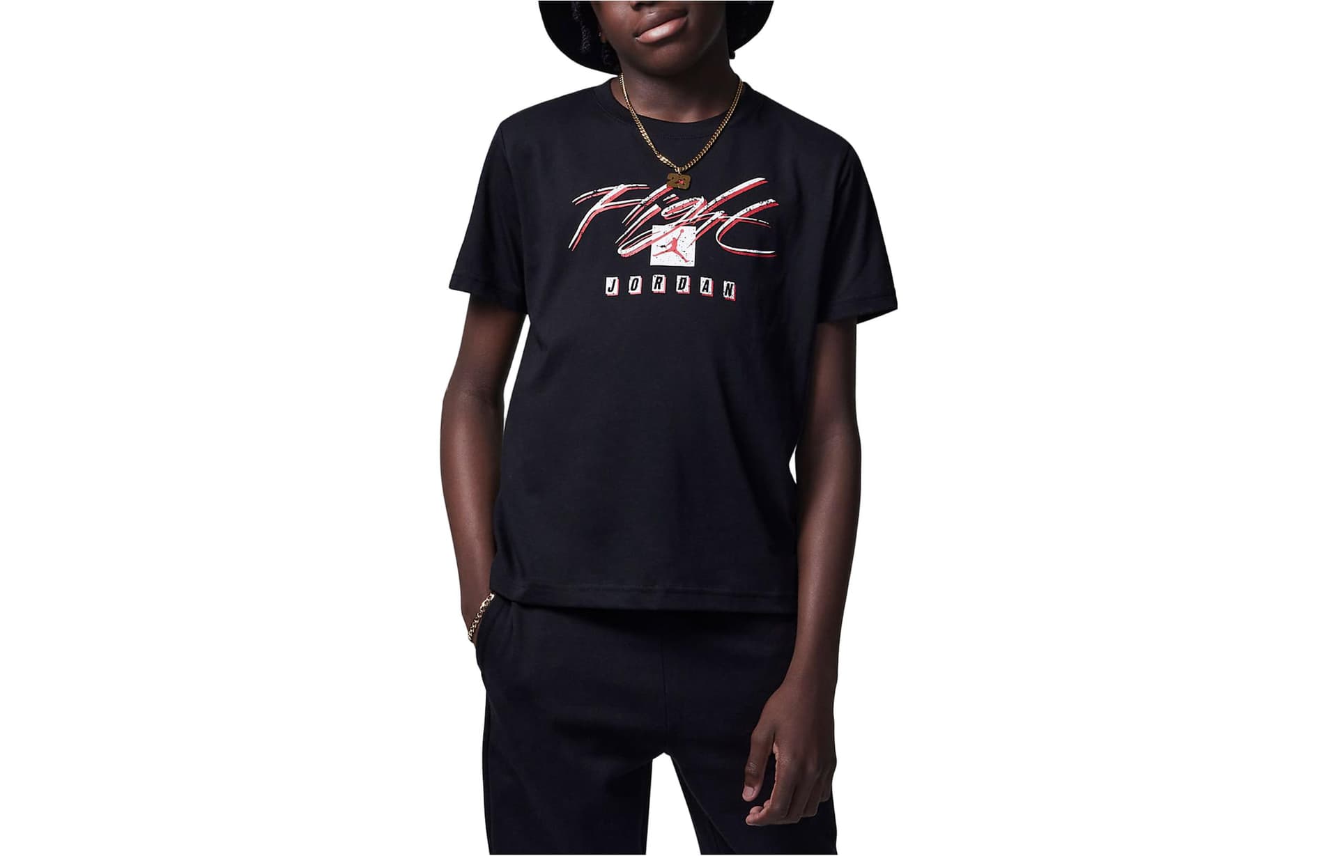 Футболка Jordan Flight Essential T-Shirt Черный Детский - изображение 1