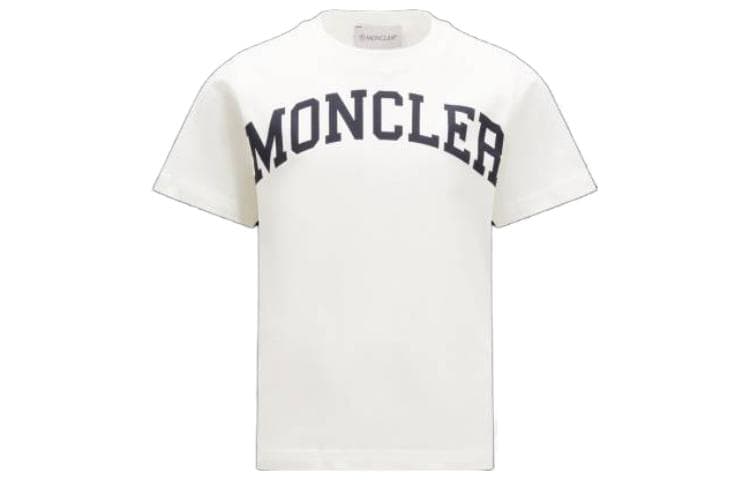 Футболка Moncler Белые Детские Рубашки T - изображение 1