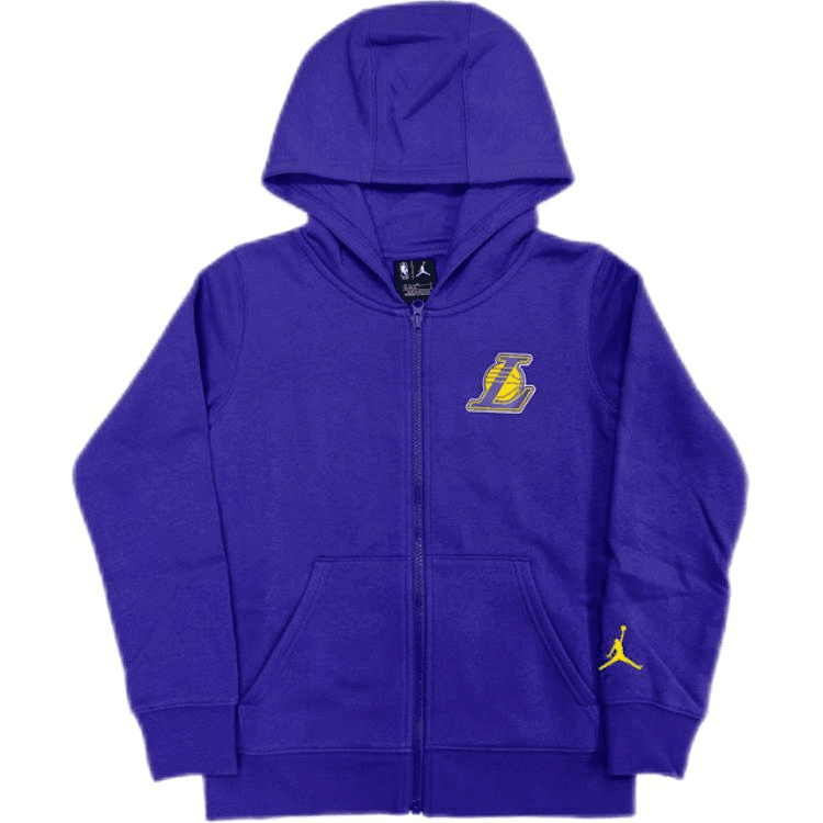 Кофта Свитшот Jordan X NBA Los Angeles Lakers модный минималистский стиль термический с флисовой подкладкой и капюшоном - изображение 1