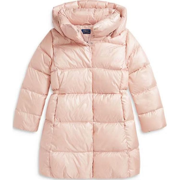 Пуховик Polo Ralph Lauren FW24 Светло-розовый Детский - изображение 1