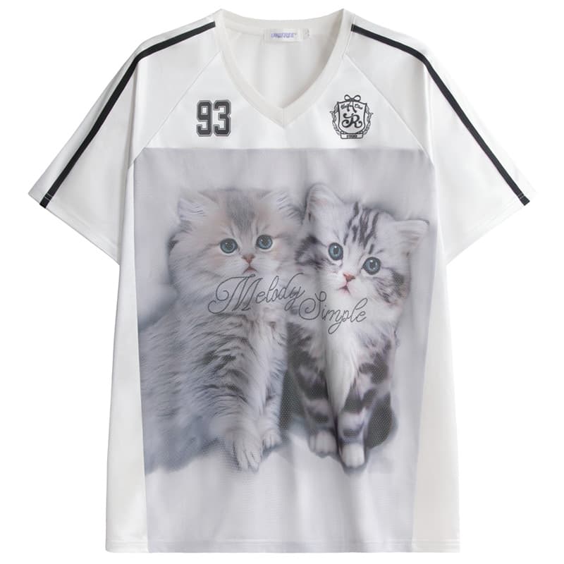 Футболка UNIFREE V-Neck Relaxed T-Shirt - изображение 1