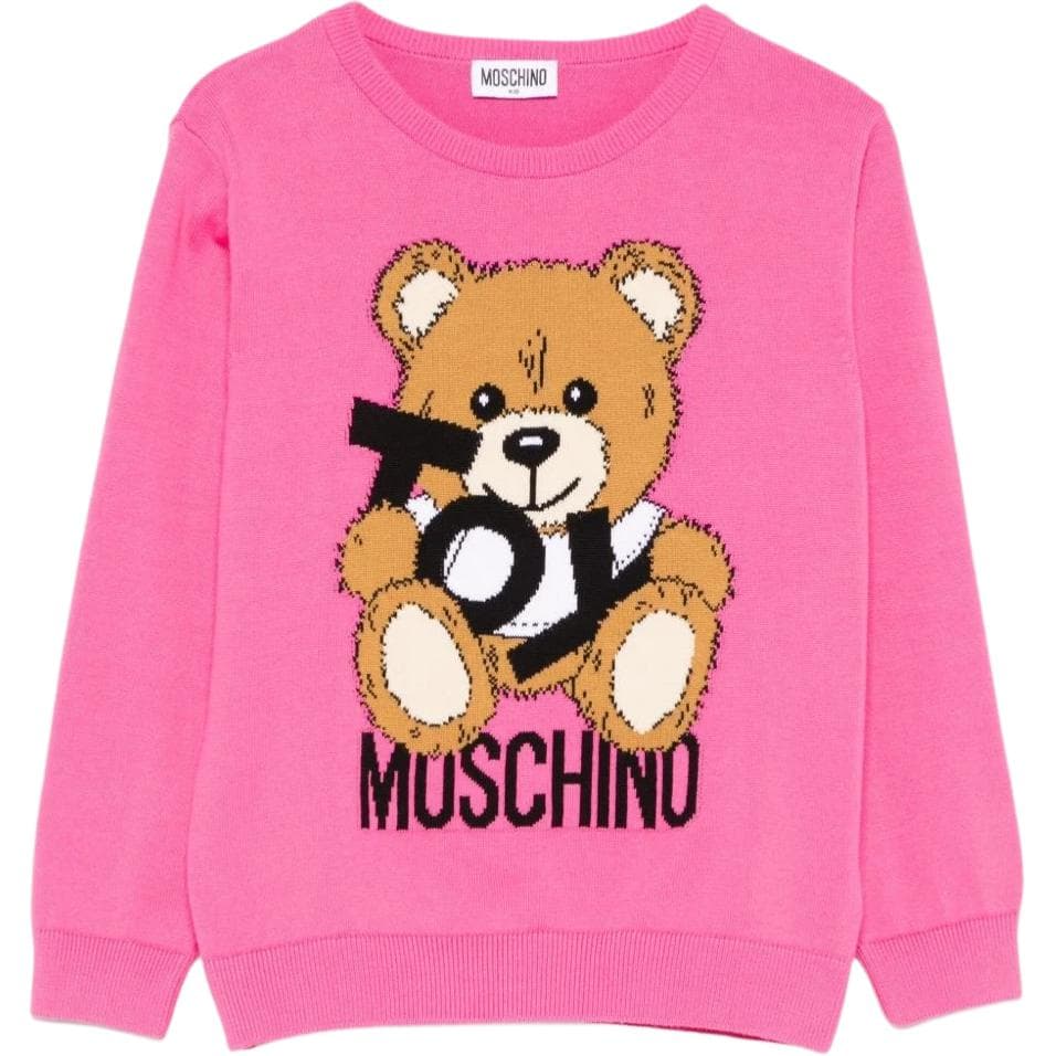 MOSCHINO Розовый Детский Толстовка - изображение 1
