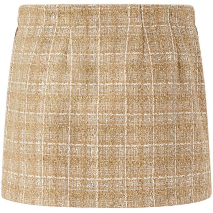 Юбка PINKO SS25 Повседневные короткие юбки женские хаки - изображение 2