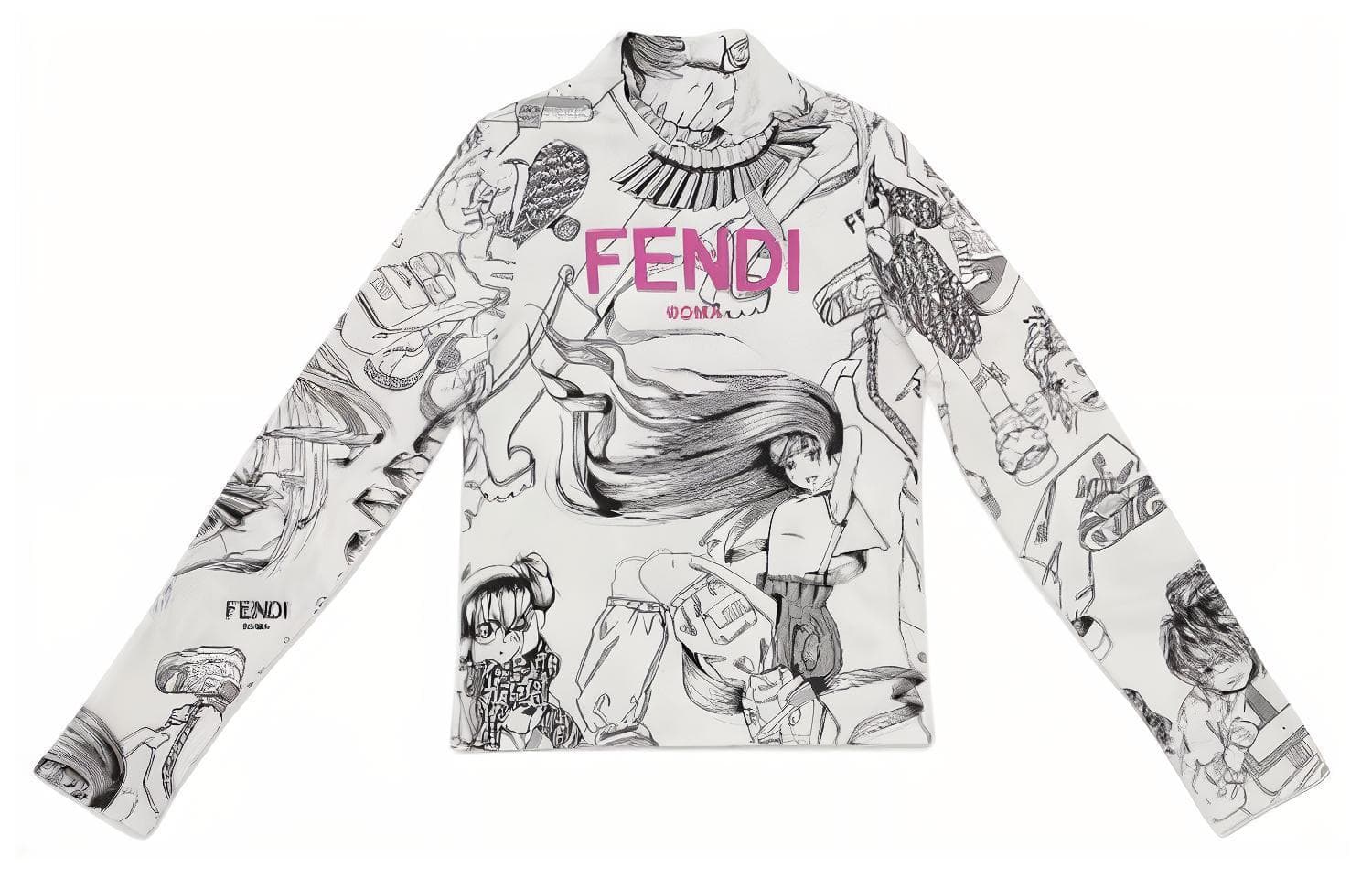 Футболка FENDI T - изображение 1