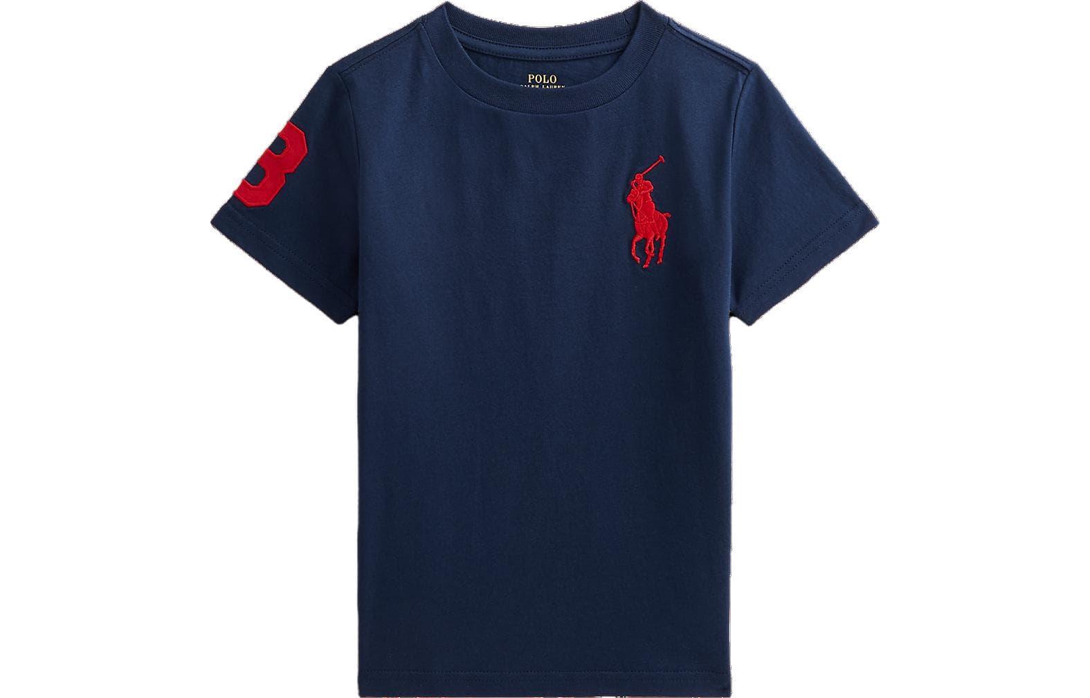Футболка Polo Ralph Lauren T-рубашка SS23 синяя детская - изображение 1