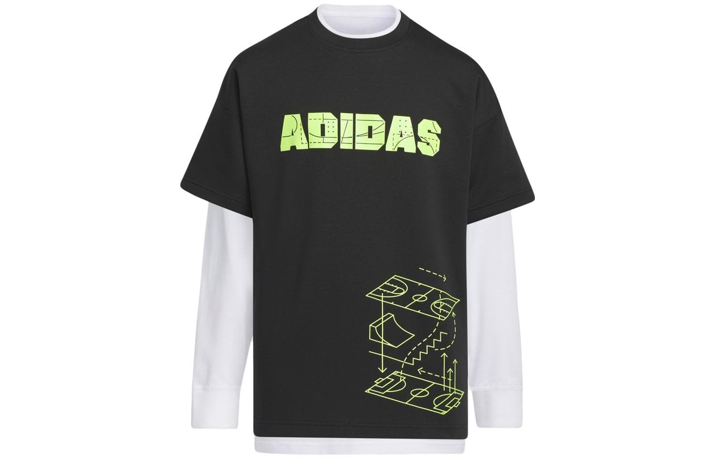 Футболка Adidas Черные Детские Футболки - изображение 1