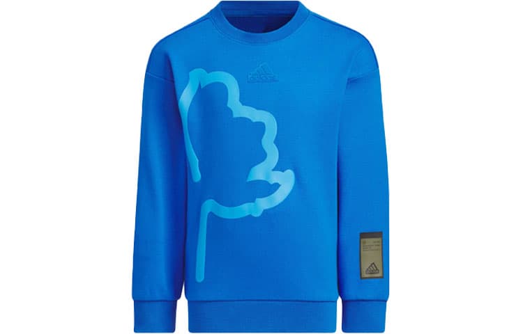 Adidas Авиационный синий Детская Толстовка - изображение 1