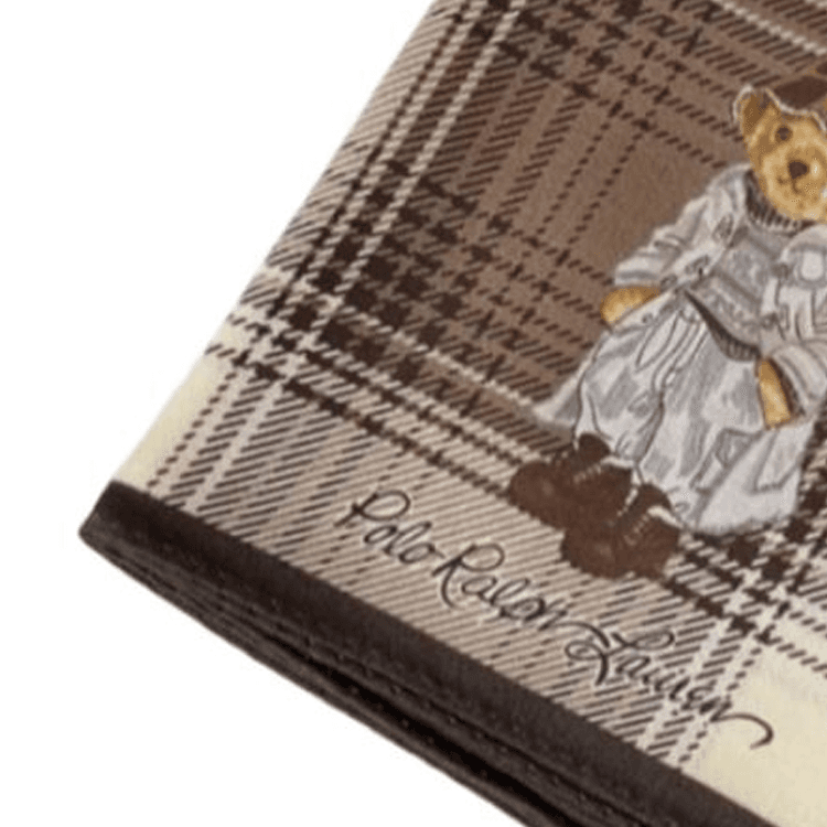 Платок Polo Ralph Lauren Хлопковое волокно Платки Унисекс Коричневый - изображение 3