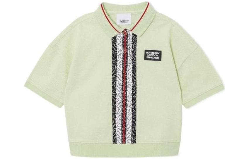 Burberry T-рубашка SS23 зеленая детская - изображение 1