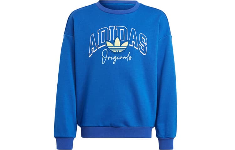 Adidas Originals COLLEGIATE GRAPHIC PACK CREW Королевский синий Детская Толстовка - изображение 1
