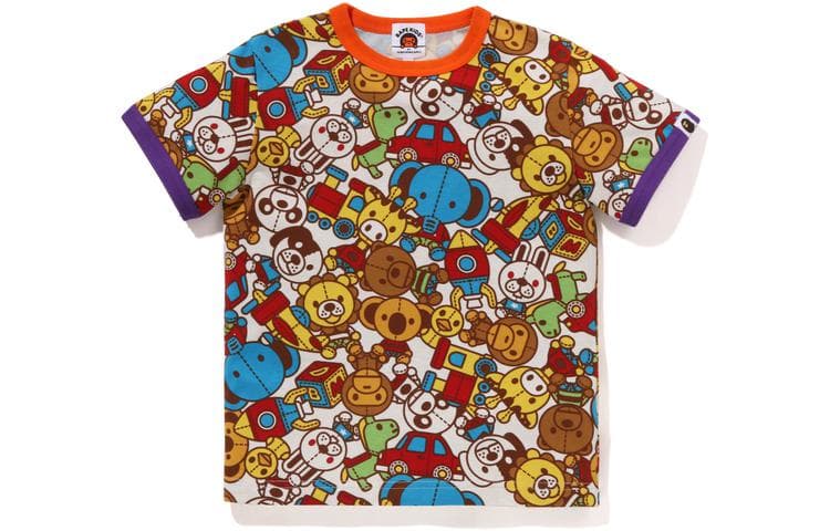 Футболка A BATHING APE Многоцветные Детские Рубашки T - изображение 1