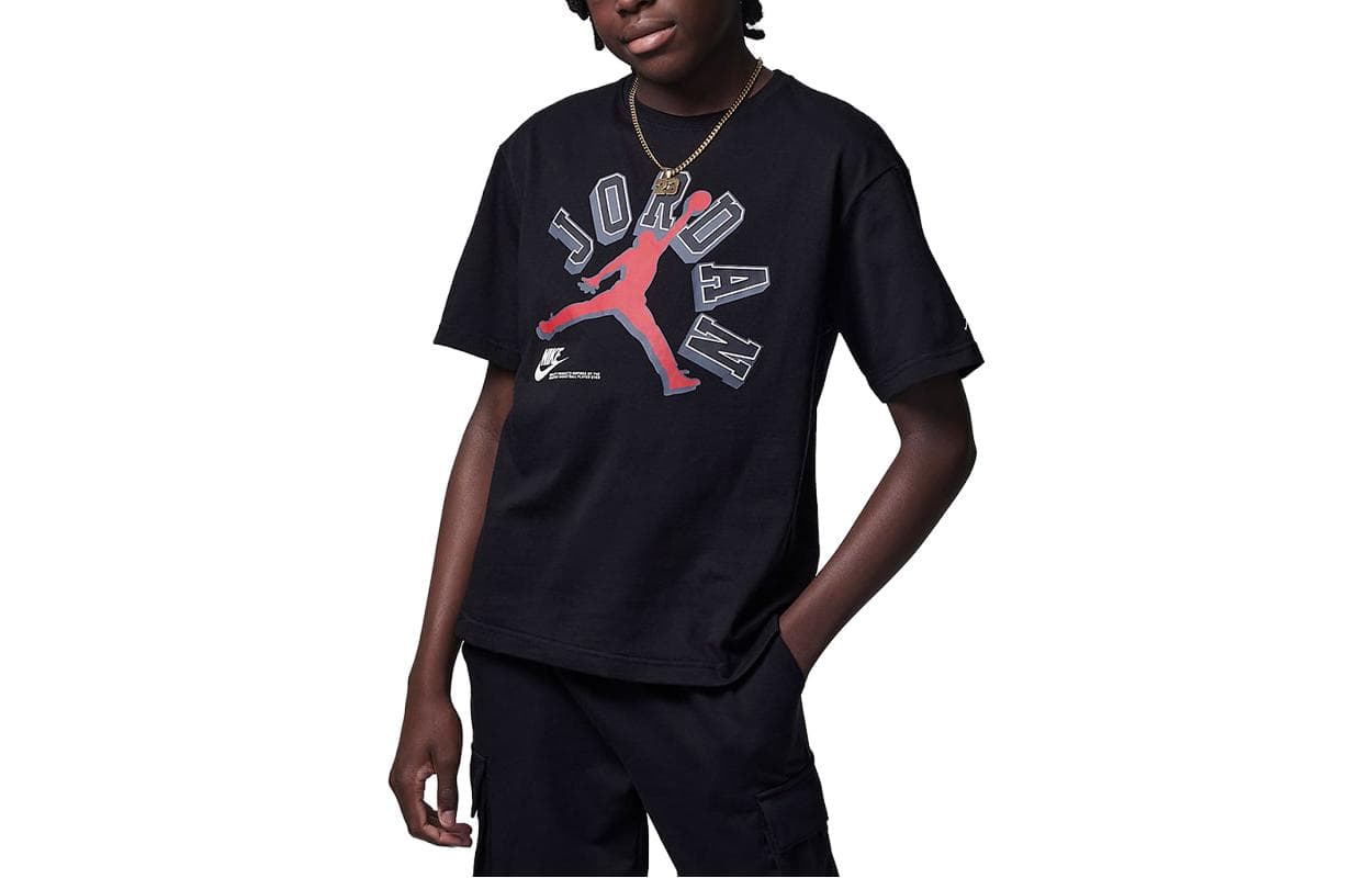 Футболка Jordan Varsity Jumpman Футболка Черная Детская - изображение 1