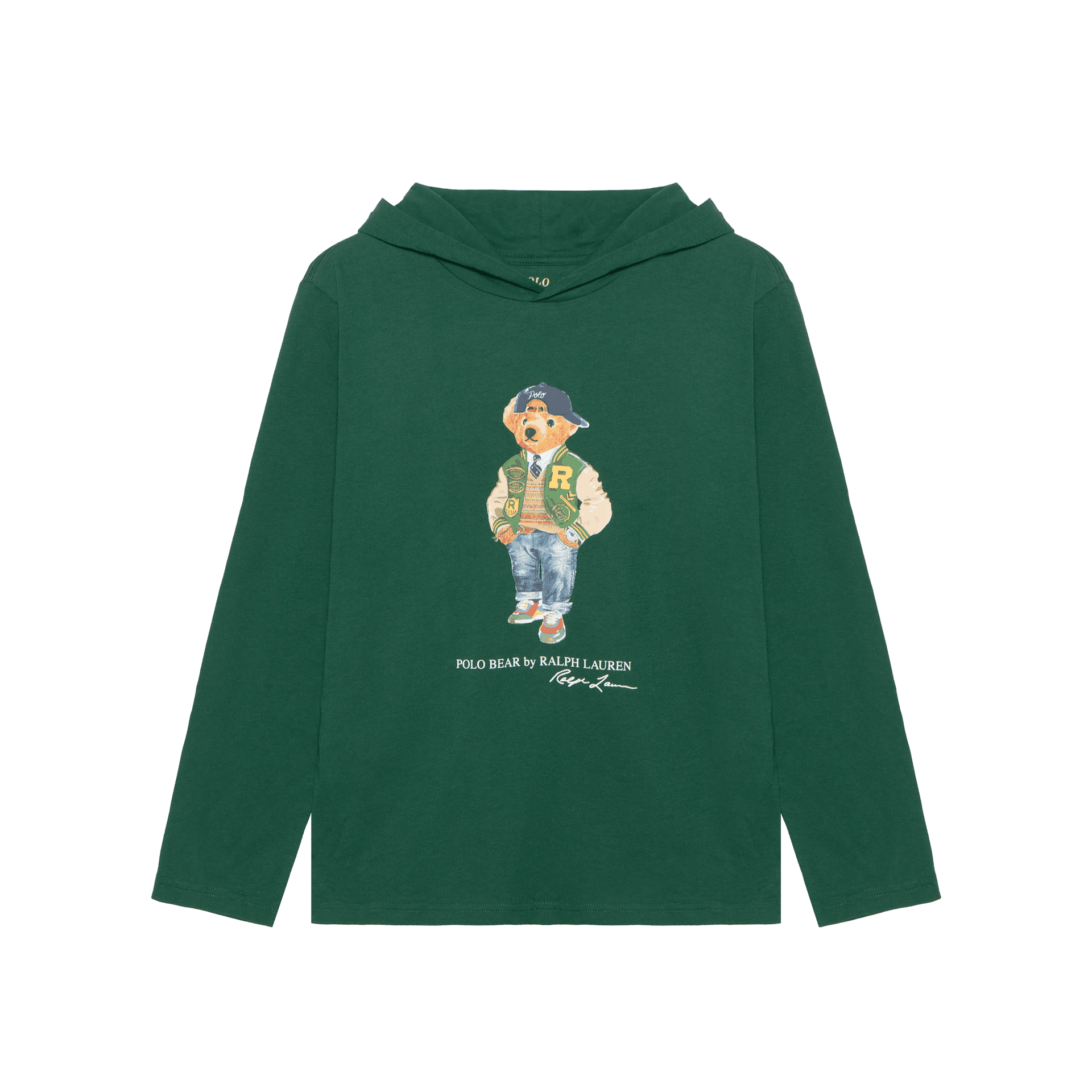 Толстовка Polo Ralph Lauren зеленое детское - изображение 1