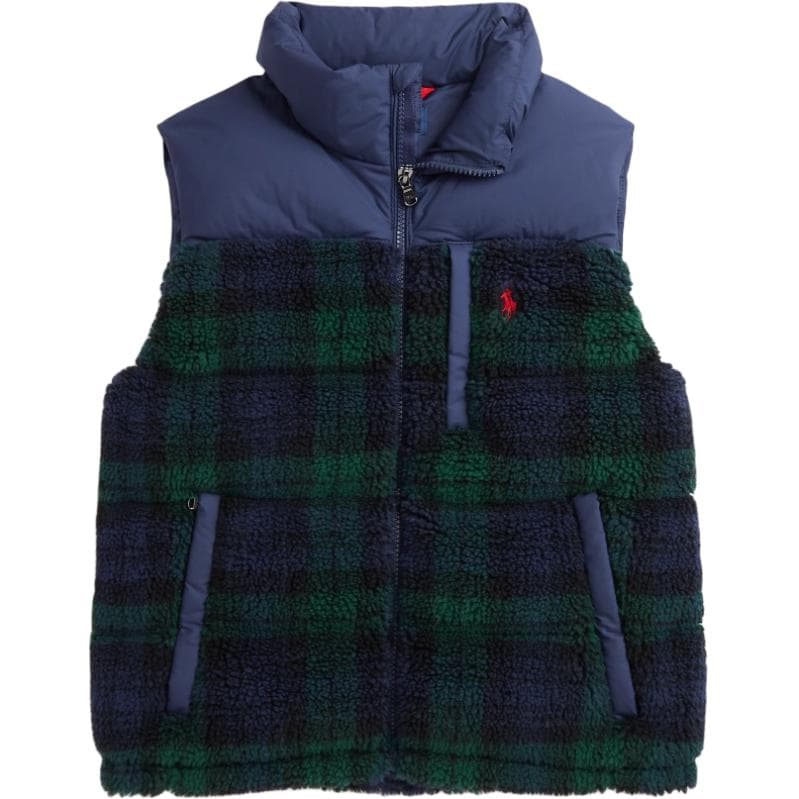Пуховый жилет Polo Ralph Lauren FW24 темно-синий детский - изображение 1