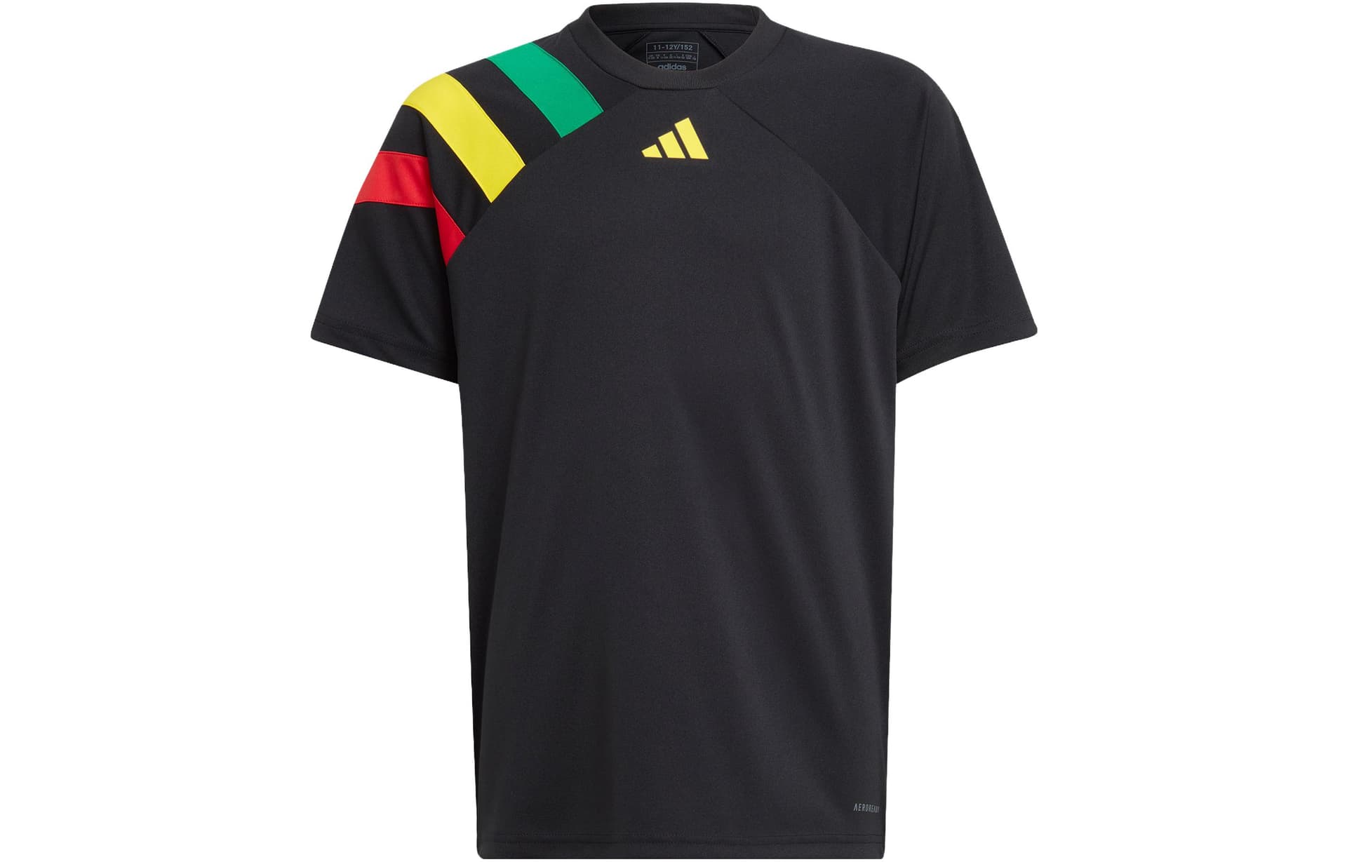 Футболка Adidas Черная школьная рубашка с коротким рукавом - изображение 1