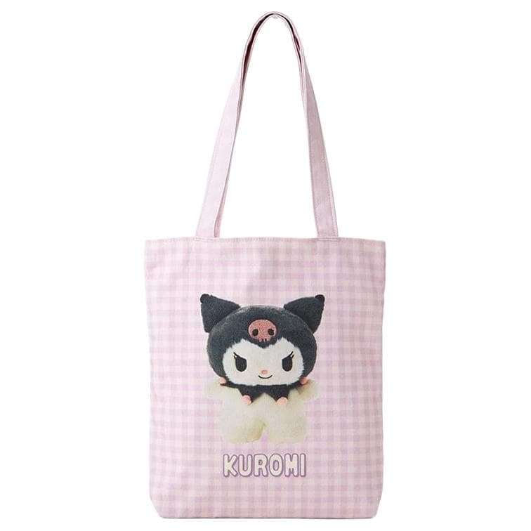 Мини-сумка Sanrio Хлопковая сумка-тоут сумка для покупок сумка через плечо женская розовая - изображение 1