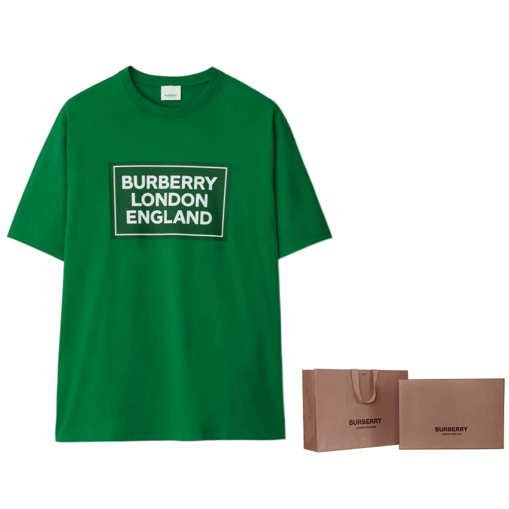 Футболка Burberry SS24 T Рубашка Мужская Зеленая - изображение 7