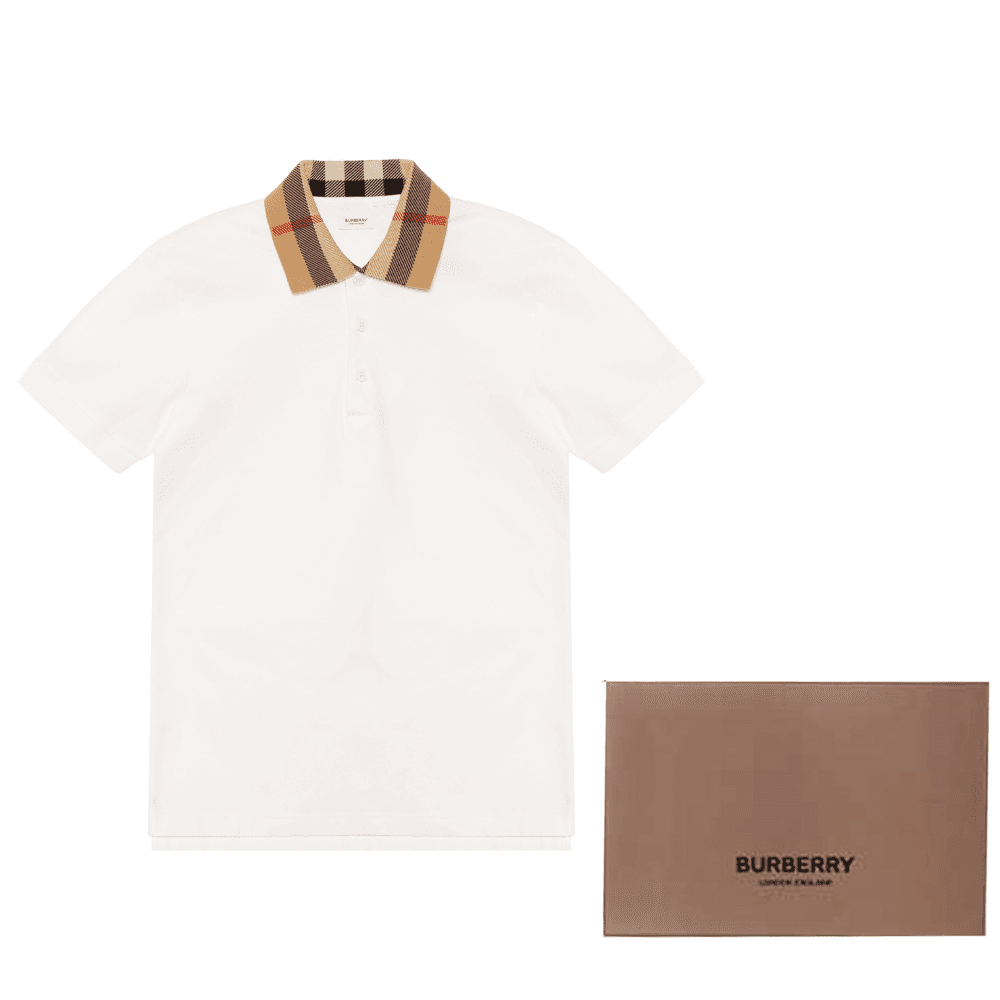 Поло Burberry SS23 Polo Мужское Белое - изображение 5